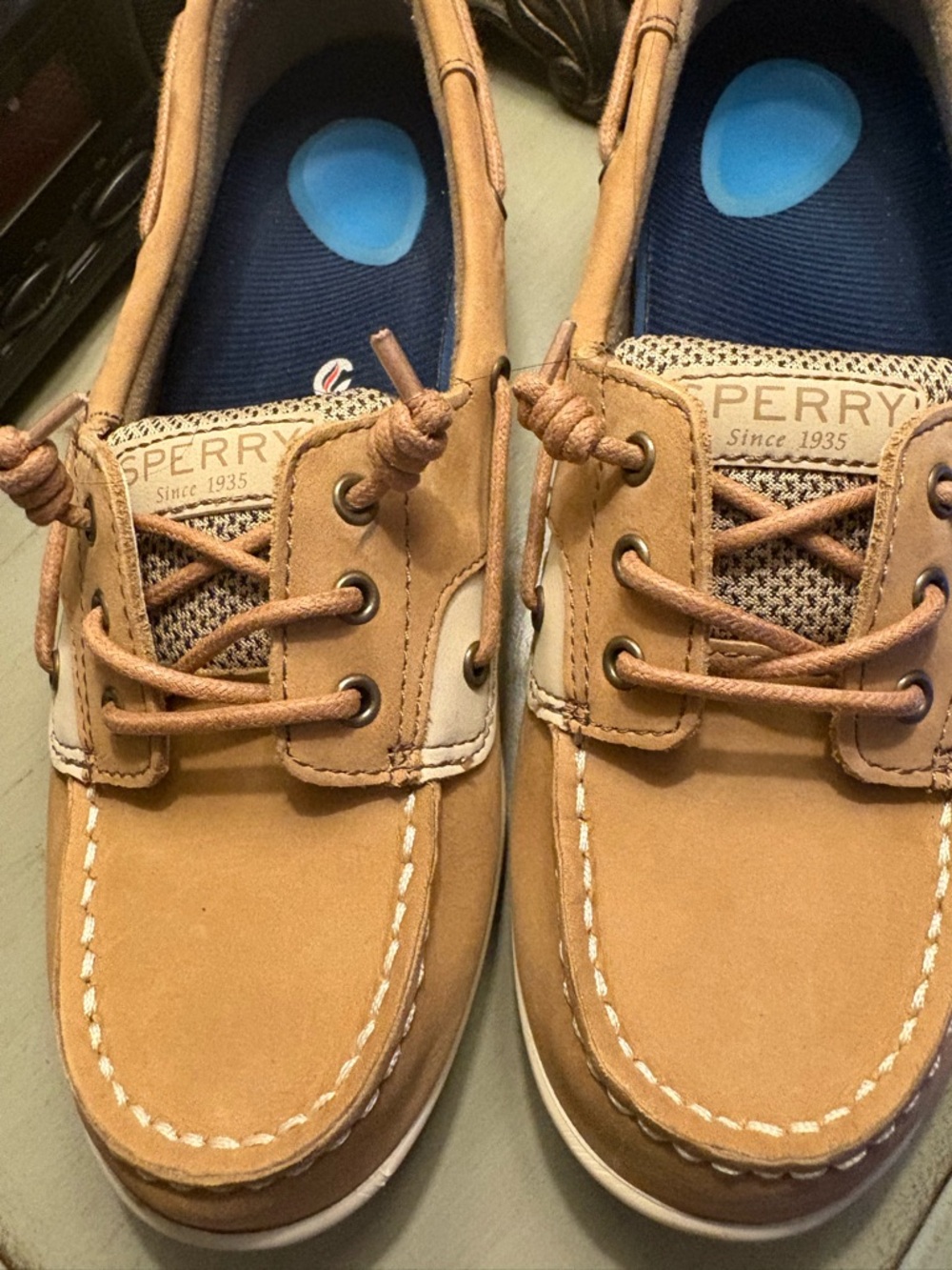 Sperry Unisex Chestnut Leather/Tan Boat Shoes